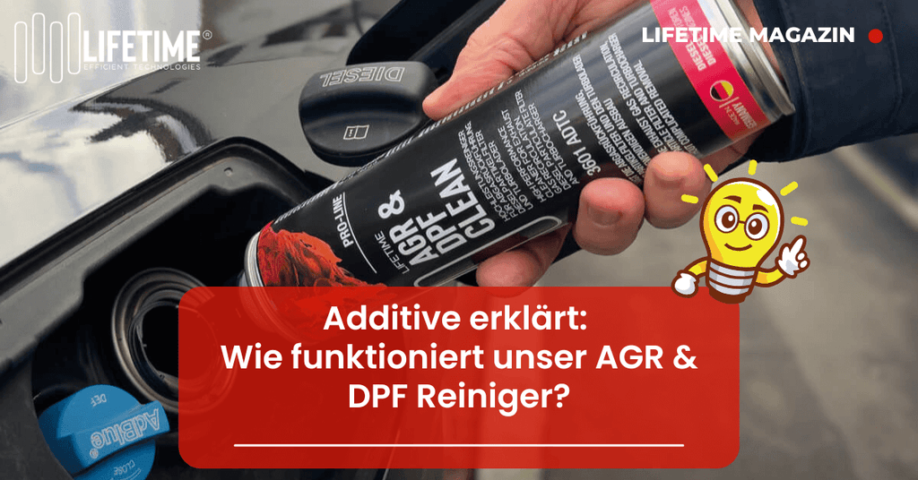 AGR & DPF CLEAN wird in den Tank gefüllt