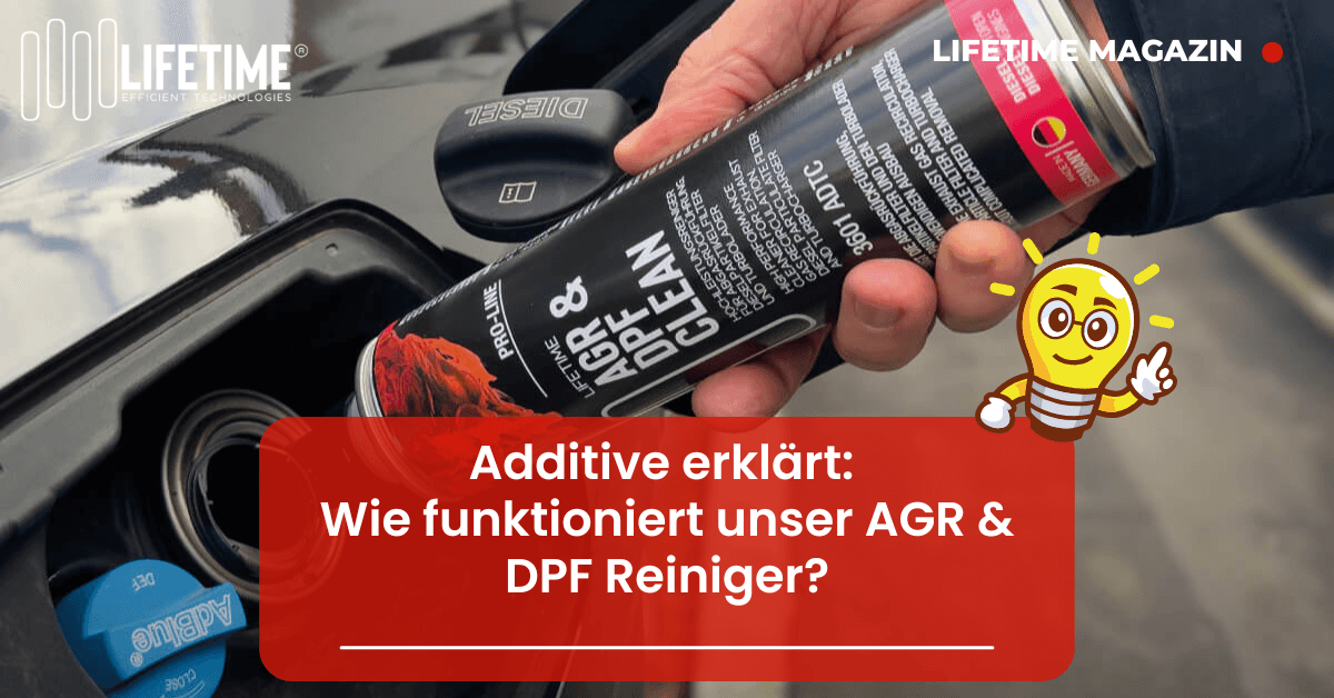 AGR & DPF CLEAN wird in den Tank gefüllt