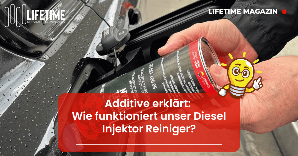DIESEL CLEAN wird in den Tank gefüllt