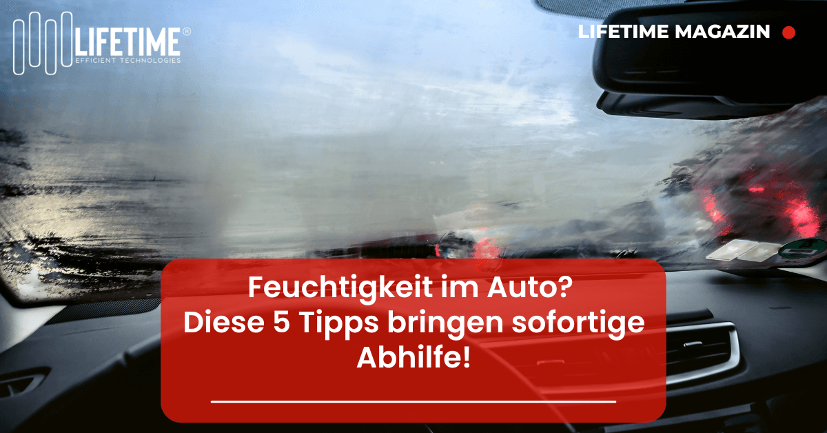 Feuchtigkeit im Auto? Diese 5 Tipps bringen sofortige Abhilfe!  Lifetime  Technologies Shop