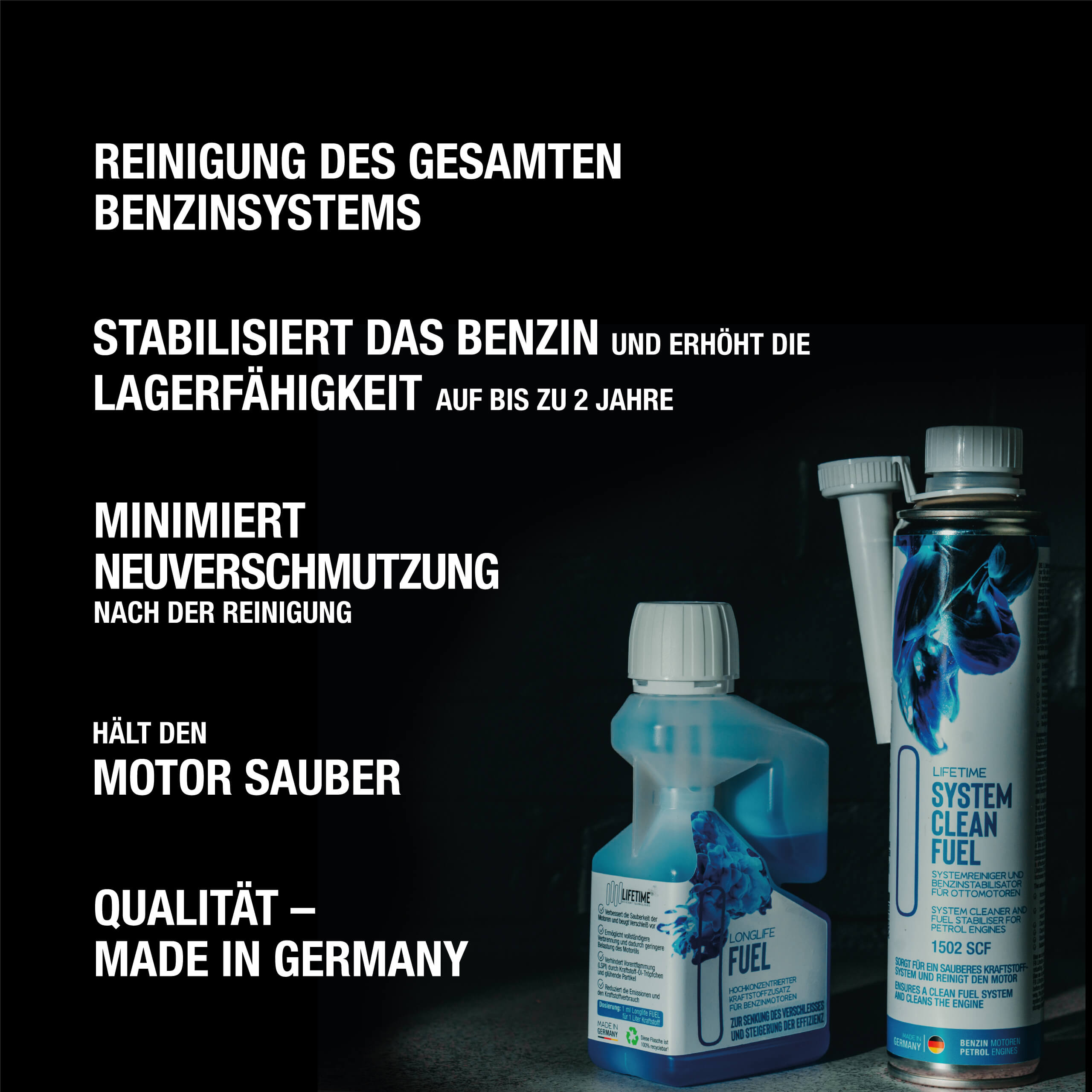 Lifetime Benzin-System Reinigungs-Kit