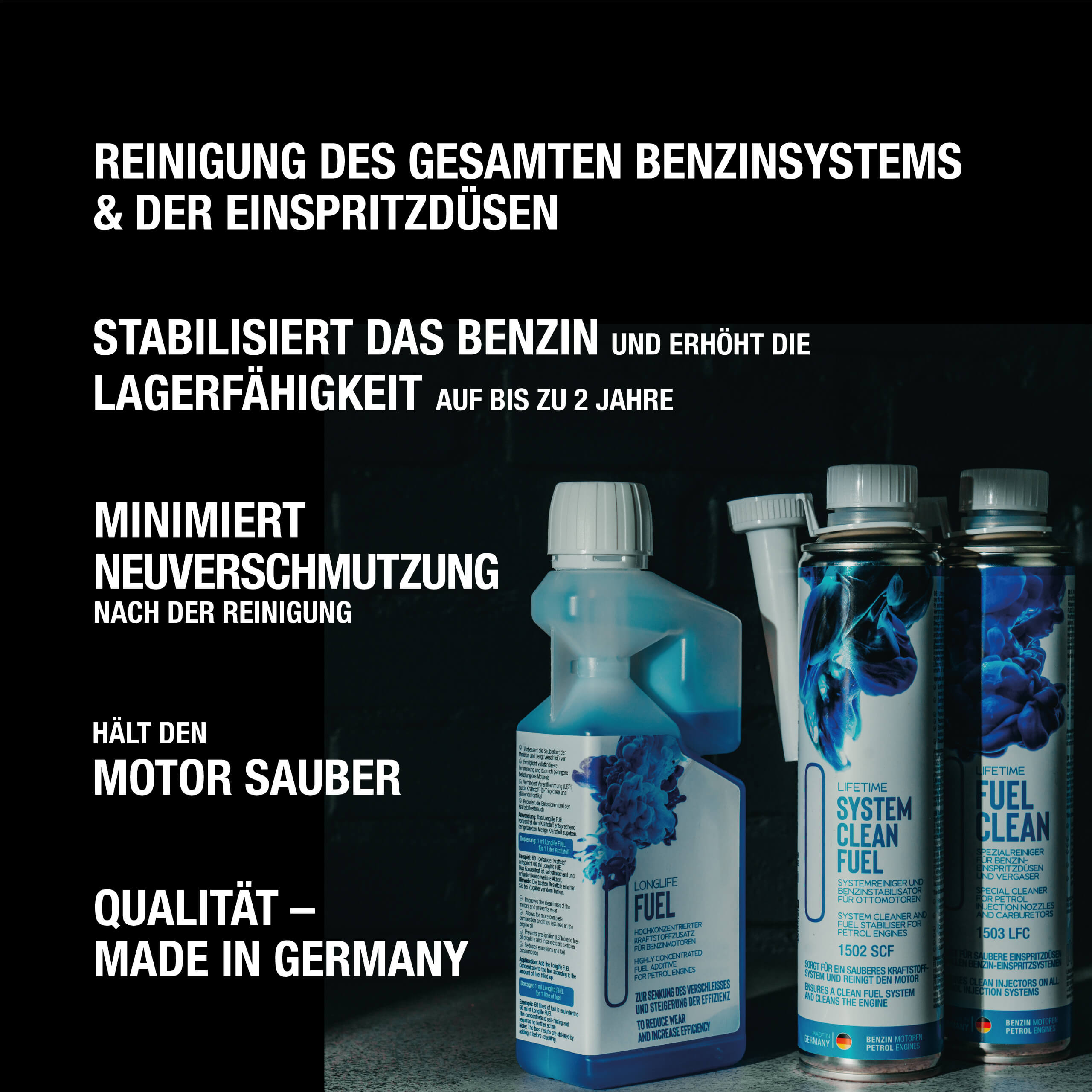 Lifetime Benzin-All-in-One-Pflegepaket - Lifetime Technologies Shop