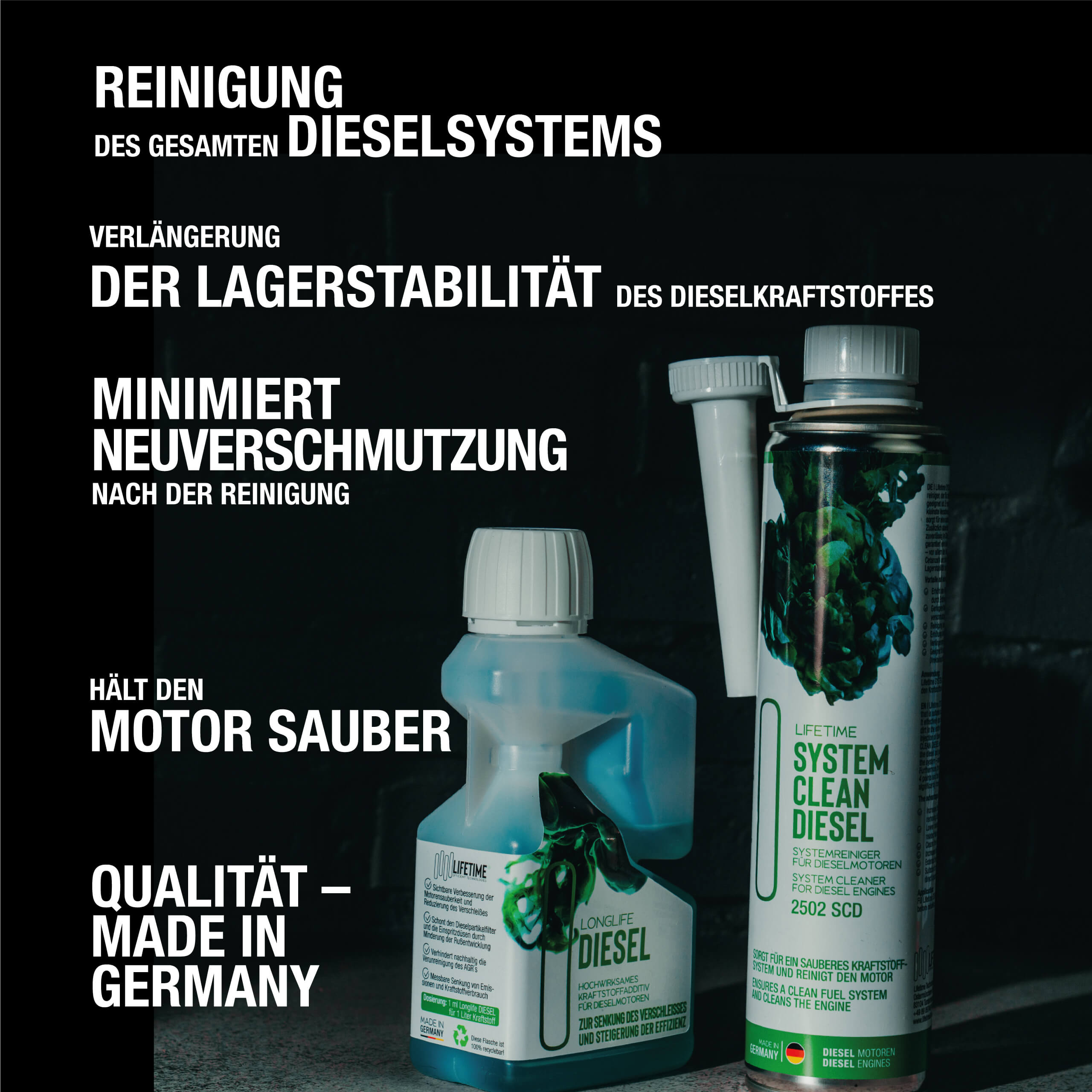 Lifetime Diesel-System Reinigungs-Kit - Lifetime Technologies Shop