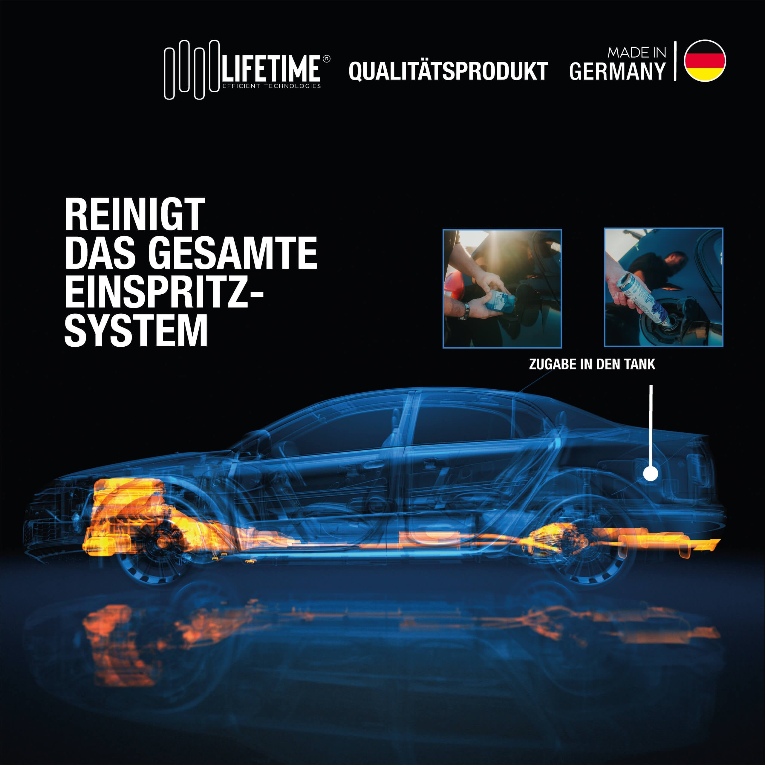 Lifetime Benzin-Einspritzdüsen Reinigungs-Kit