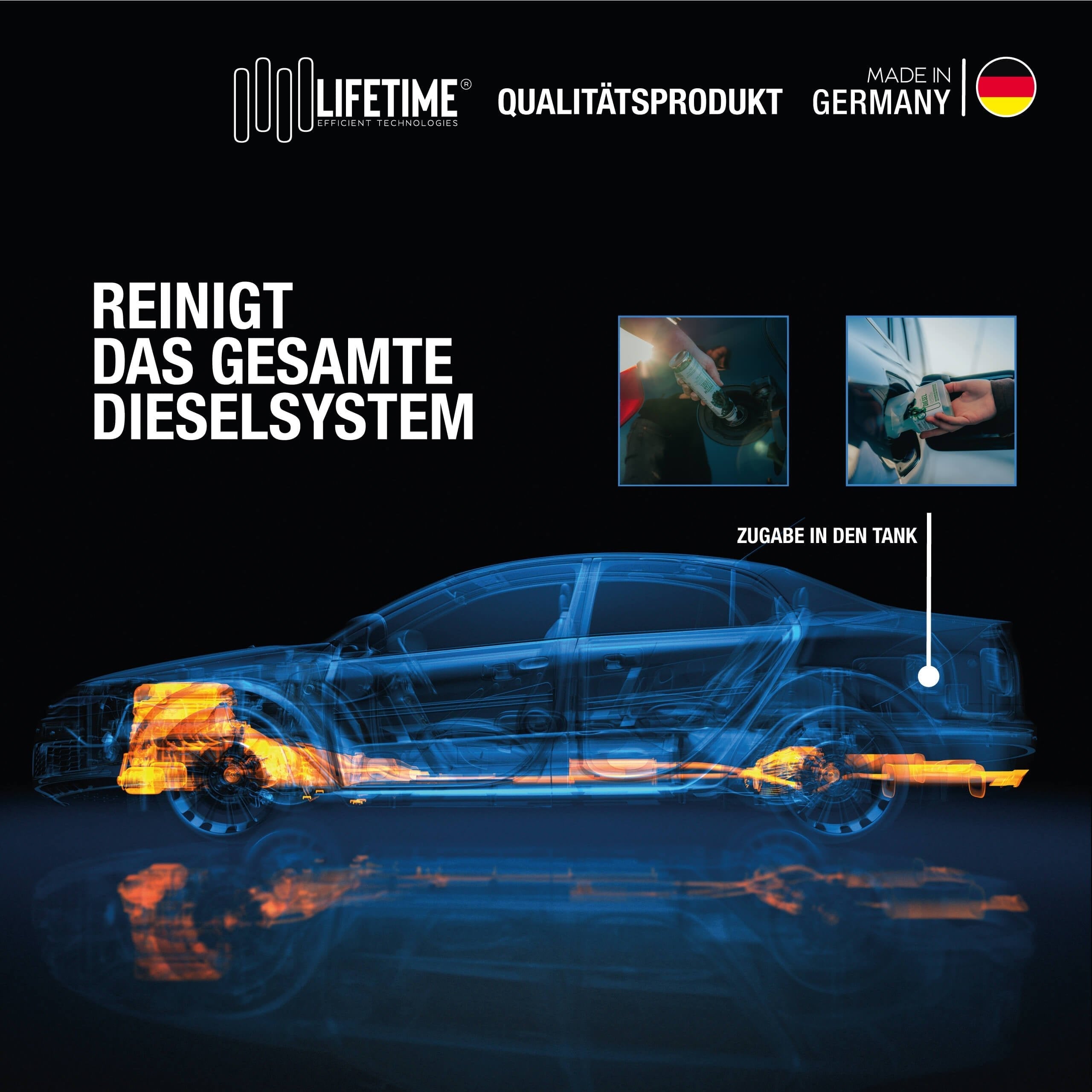Lifetime Diesel-System Reinigungs-Kit - Lifetime Technologies Shop