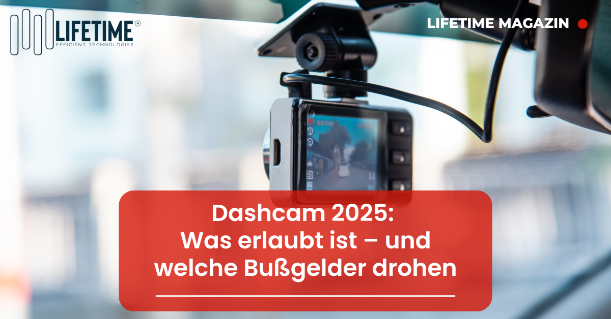 Dashcam 2025: Was erlaubt ist – und welche Bußgelder drohen