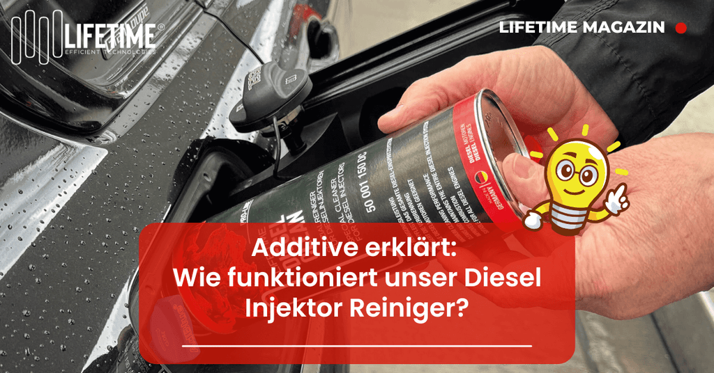 DIESEL CLEAN wird in den Tank gefüllt