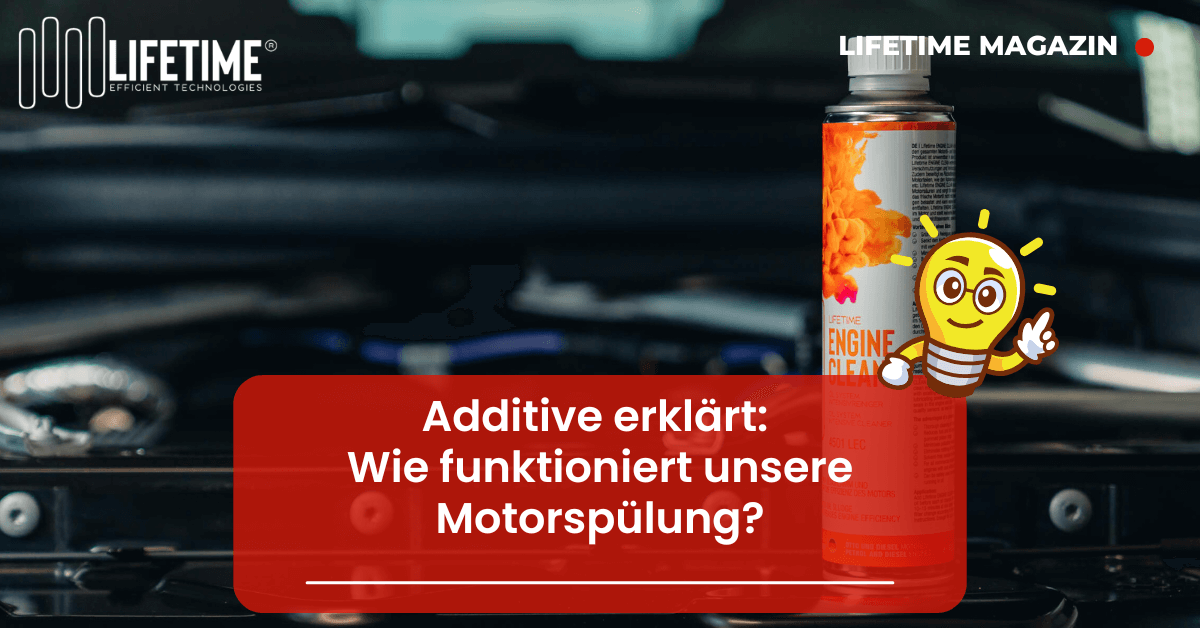 Dose ENGINE CLEAN steht im Motorraum