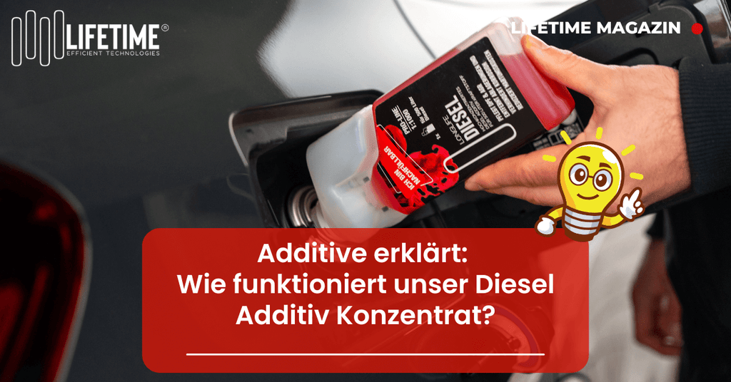 Longlife DIESEL Pro-Line wird in den Tank gefüllt