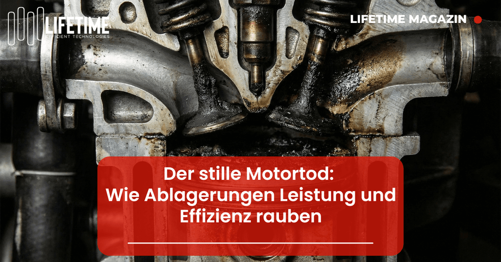 Verschmutzer Zylinder im Querschnitt