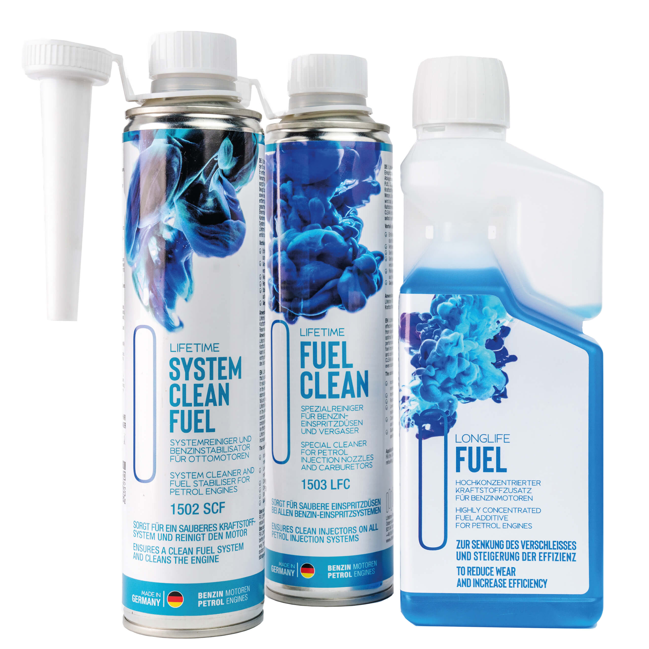 Benzin Additive für saubere & langlebige Motoren | LIFETIME