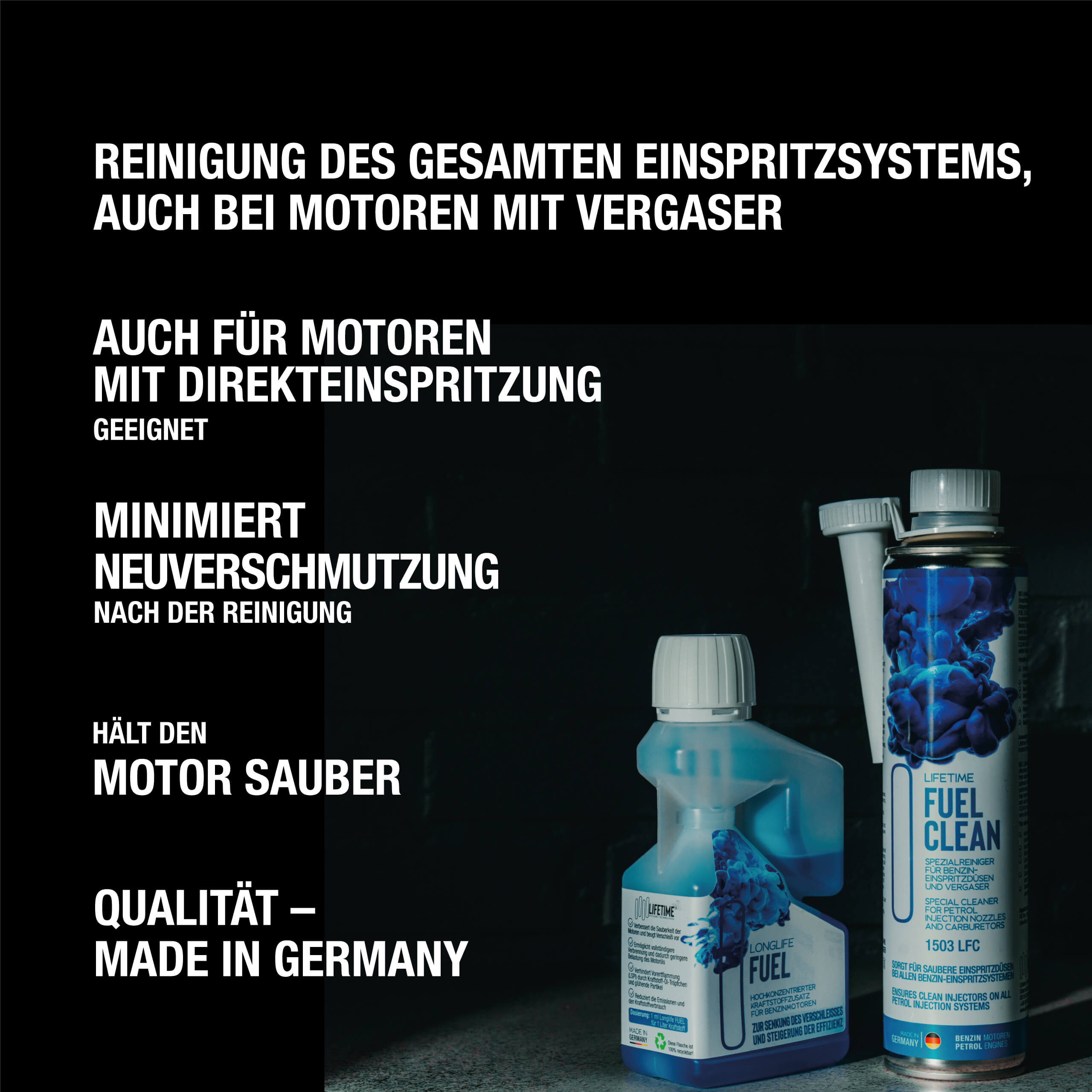 Lifetime Benzin-Einspritzdüsen Reinigungs-Kit