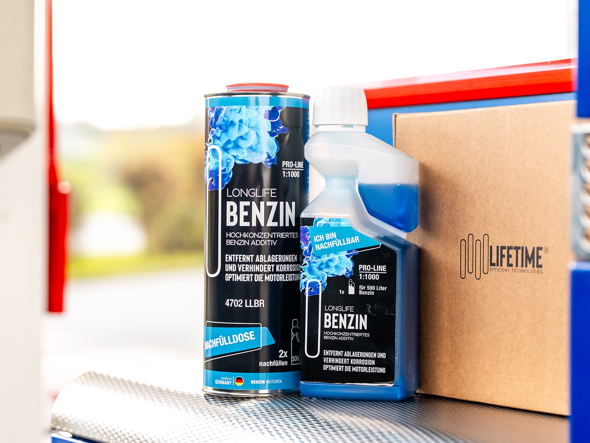 CleanSpark BF Doppelkraftstoff-Additiv – Für Benzin/Methan & Benzin/LPG Motoren