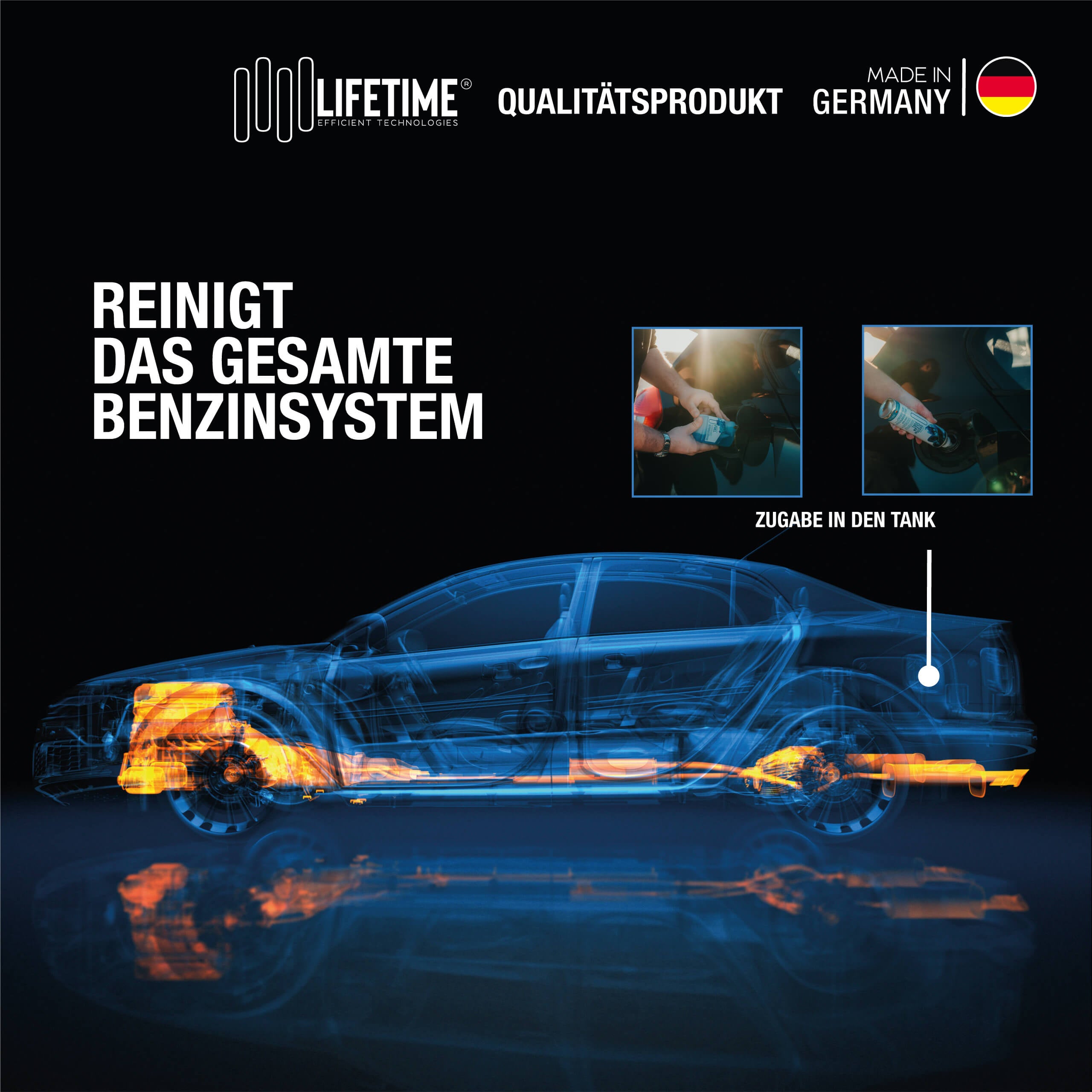Lifetime Benzin-System Reinigungs-Kit