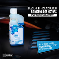 Longlife FUEL - Basis-Pflege für den Benzinmotor, Kraftstoffadditiv, Refill-Kit 1 x 500ml + 1 x 1.000ml