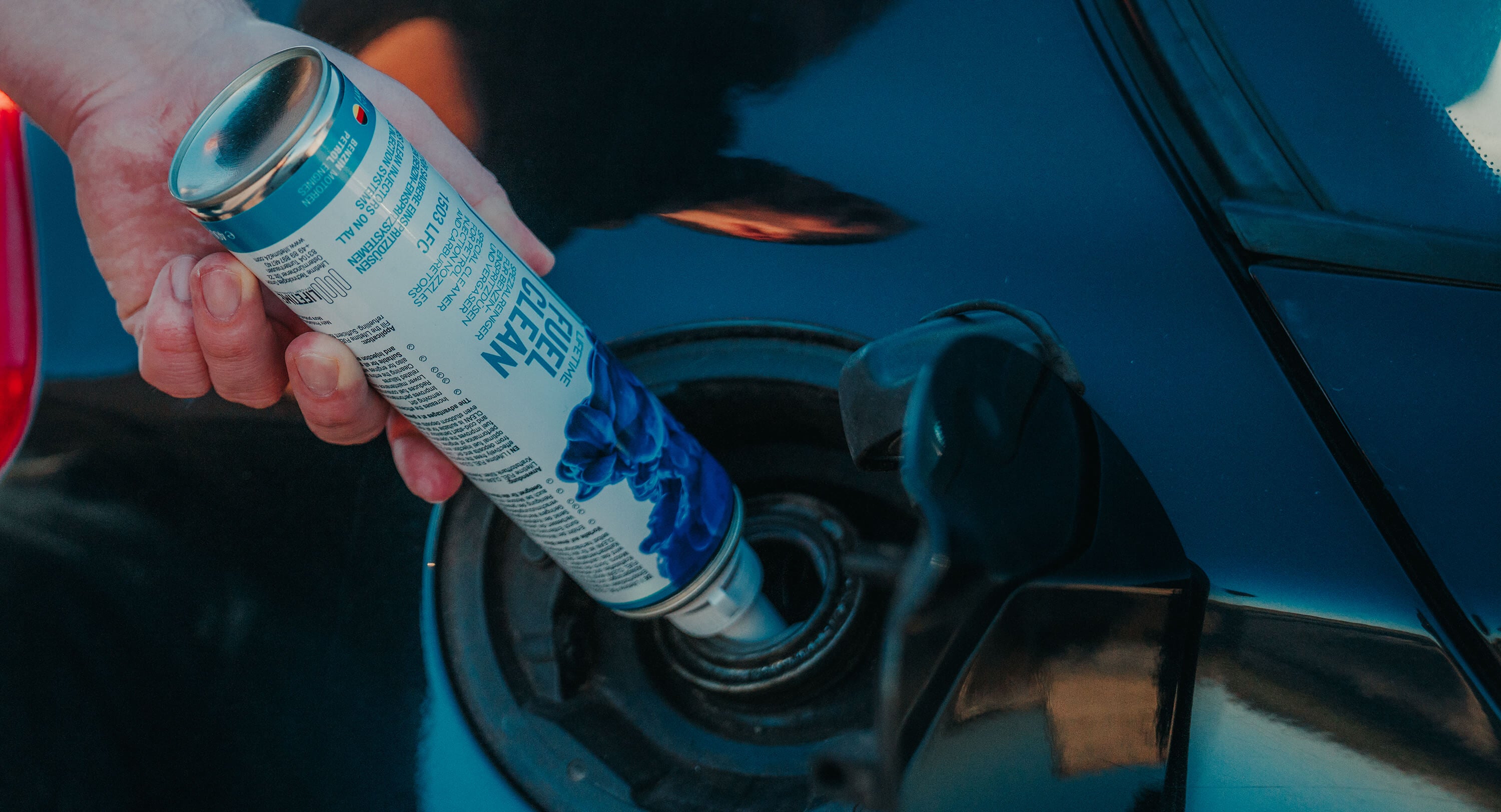 Lifetime Fuel Clean in den Kraftstofftank füllen