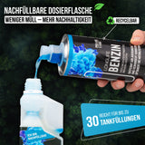 Longlife BENZIN Pro-Line - Premium-Pflege für den Benzinmotor, Kraftstoffadditiv, Refill-Kit 1 x 500ml + 1 x 1.000ml