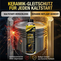 Lifetime Öl Reinigungs- & Schutz Paket PRO-LINE - Motorspülung + Motorschutz - gegen Ölschlammbildung, Frischöl-Schock, Kaltstart-Verschleiß, Verkokungen