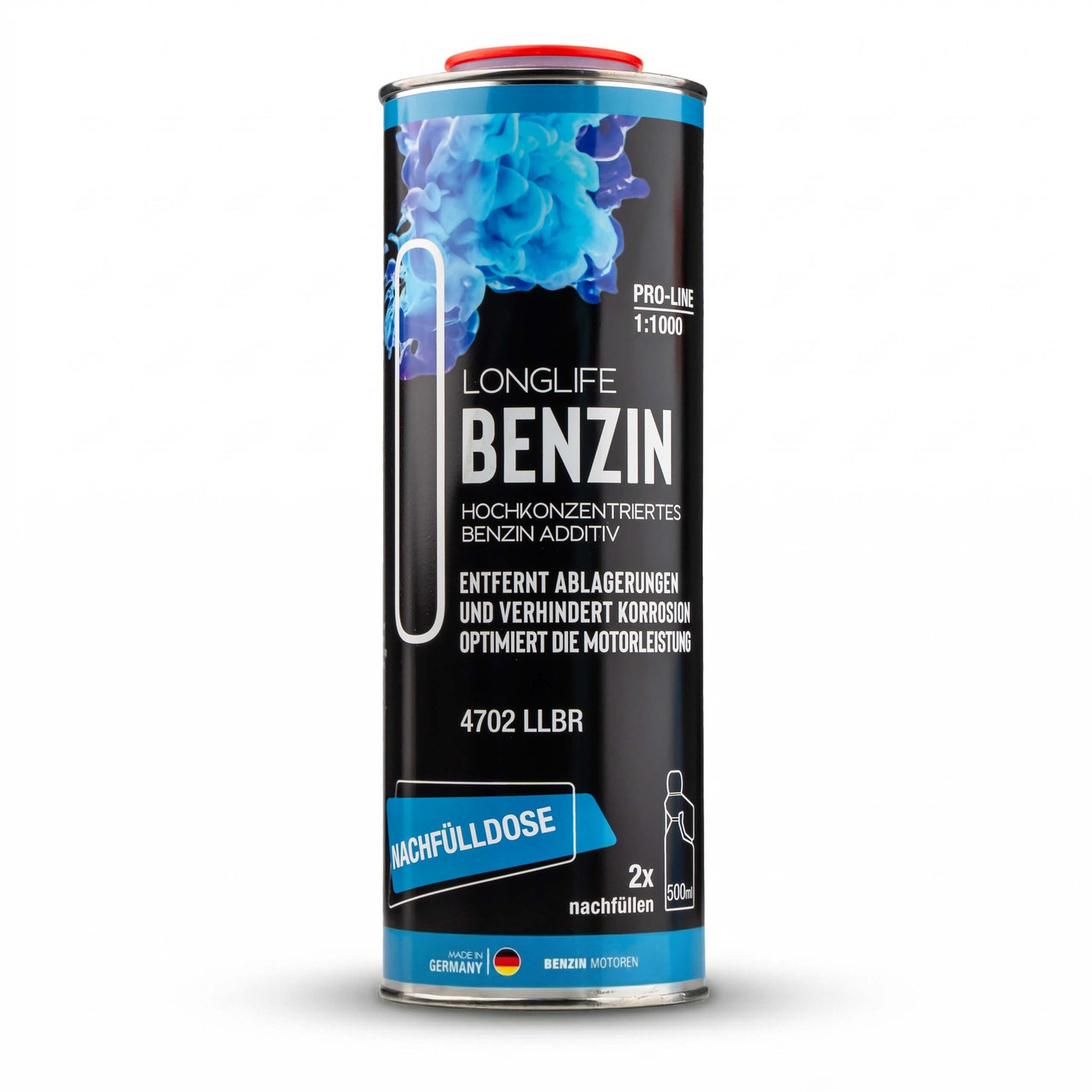 Longlife BENZIN Pro-Line - Premium-Pflege für den Benzinmotor, Kraftstoffadditiv, Nachfülldose 1.000ml