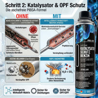 Lifetime Benzin All-in-One Set PRO-LINE – Systemreiniger 1L + Katalysator Schutz 400ml + Longlife Benzin 500ml - Systemreinigung & OPF & Kat Schutz & Dauerpflege