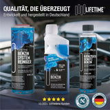 Lifetime Benzin All-in-One Set PRO-LINE – Systemreiniger 1L + Katalysator Schutz 400ml + Longlife Benzin 500ml - Systemreinigung & OPF & Kat Schutz & Dauerpflege
