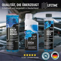 Lifetime Benzin All-in-One Set PRO-LINE – Systemreiniger 1L + Katalysator Schutz 400ml + Longlife Benzin 500ml - Systemreinigung & OPF & Kat Schutz & Dauerpflege