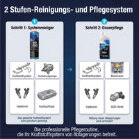 Lifetime Benzin System Reinigungs-Kur PRO-LINE – Systemreiniger 1L + Longlife Benzin 500ml - Saubere Injektoren & Hochdruckpumpe, Korrosionsschutz & Dauerpflege