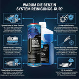 Lifetime Benzin System Reinigungs-Kur PRO-LINE – Systemreiniger 1L + Longlife Benzin 500ml - Saubere Injektoren & Hochdruckpumpe, Korrosionsschutz & Dauerpflege