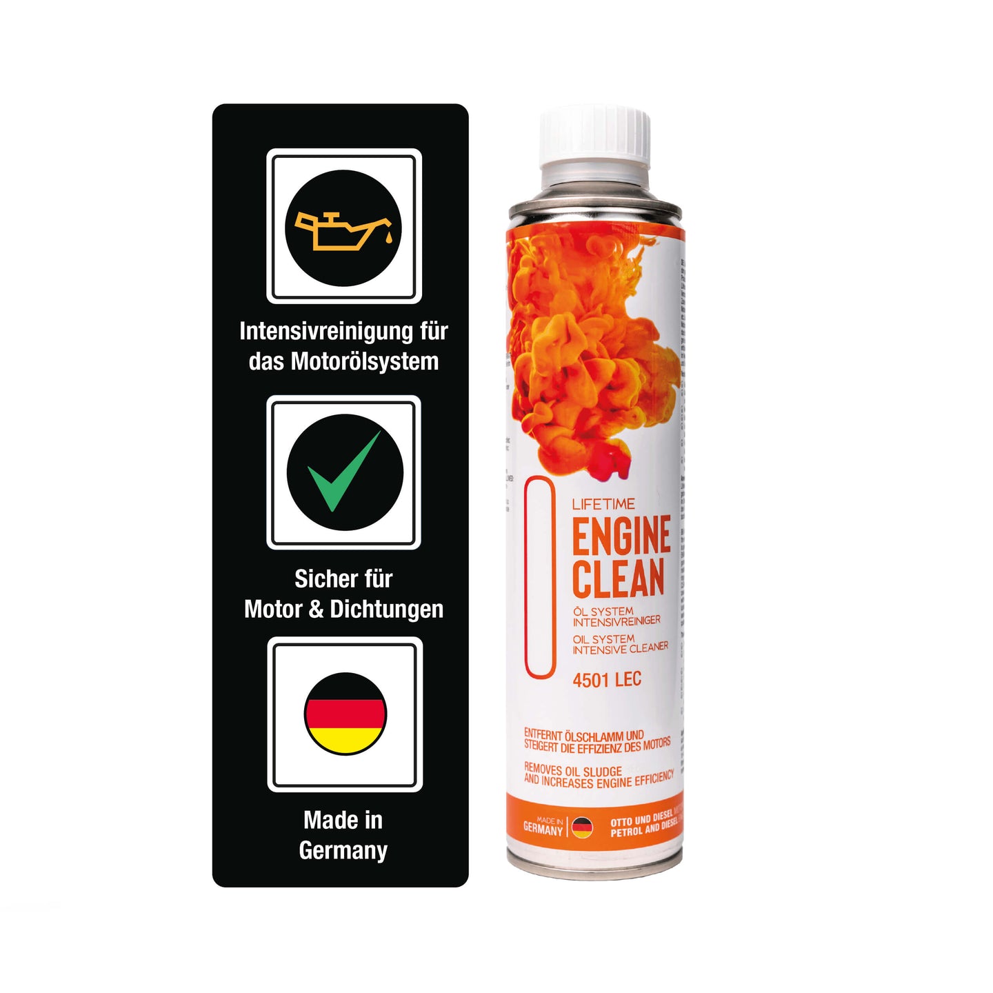 Lifetime ENGINE CLEAN - Motorspülung und Intensivreinigung für Benzin- und Dieselmotoren, 400ml