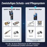 Lifetime Benzin Katalysator Reinigungs-Kur PRO-LINE - Katalysator Schutz 400ml + Longlife Benzin 500ml - OPF & Kat Schutz & Dauerpflege