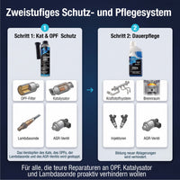 Lifetime Benzin Katalysator Reinigungs-Kur PRO-LINE - Katalysator Schutz 400ml + Longlife Benzin 500ml - OPF & Kat Schutz & Dauerpflege