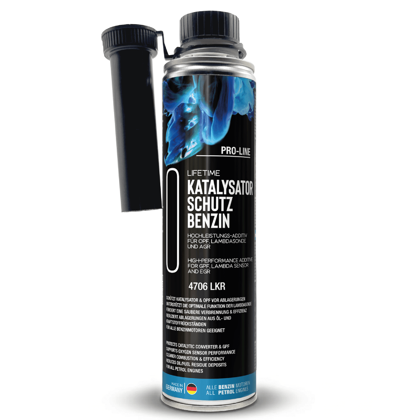 LIFETIME Katalysator Schutz Benzin – 400 ml Dose Frontansicht