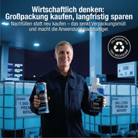 Wirtschaftlich denken Nachfüll-Set kaufen  reicht für 1.500 Liter Benzin zum Nachbehandeln