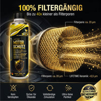 Lifetime MOTORSCHUTZ - Motoröl-Additiv für Benzin- und Dieselmotoren, 300ml für bis zu 7L Motoröl