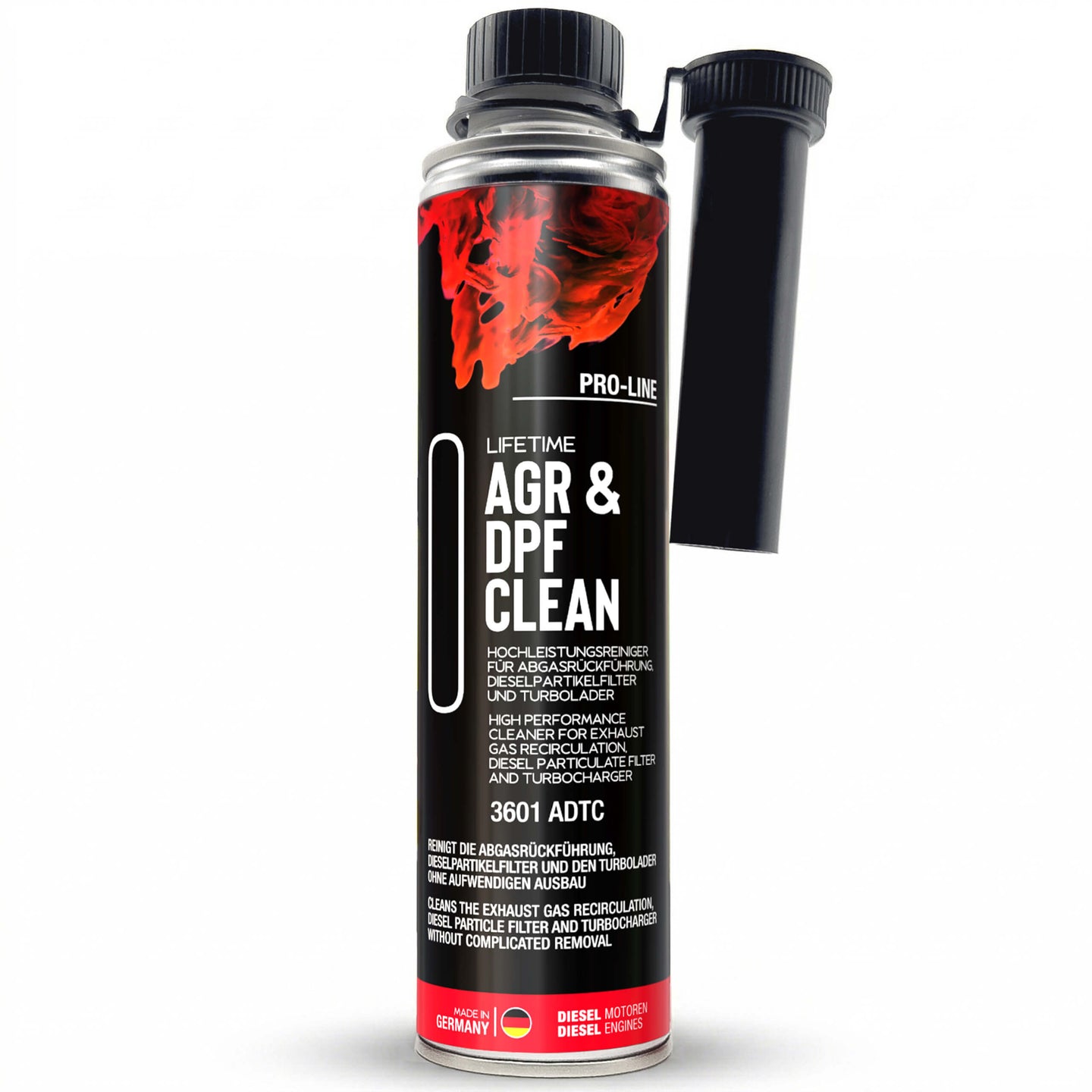 LIFETIME AGR & DPF CLEAN Pro-Line – DPF Reiniger ohne Ausbau, 400 ml Dose Frontansicht