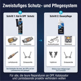 Katalysator Schutz Benzin und Longlife BENZIN Pro-Line – zweistufiges Schutz- und Pflegesystem für OPF, Katalysator, Lambdasonde, Einlassventile und Kraftstoffsystem