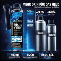 LIFETIME Vergaserreiniger – starkes Preis-Leistungs-Verhältnis für 400 ml