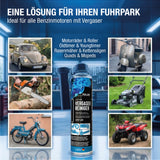 LIFETIME Vergaserreiniger für Kleingerät, Roller, Motorrad, Oldtimer, Quad und Mopeds