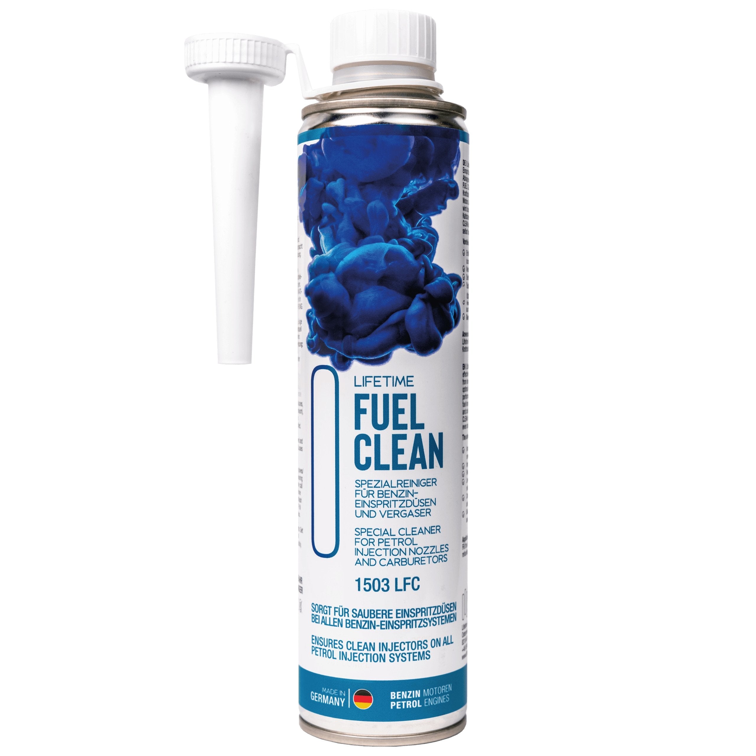 FUEL CLEAN - Reiniger für Einspritzdüsen- und Vergaser von Benzinmotoren - 400ml - Lifetime Technologies Shop