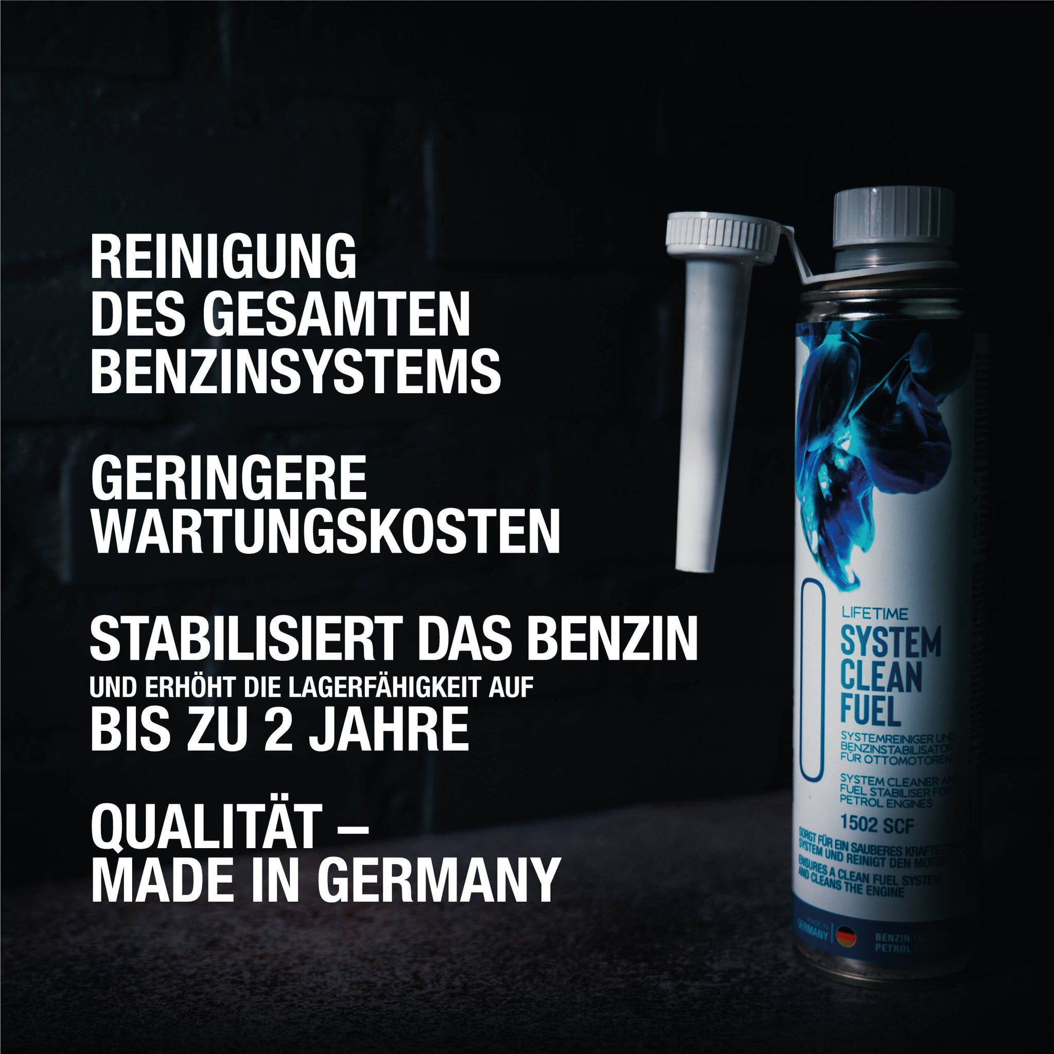 SYSTEM CLEAN FUEL - Systemreiniger & Stabilisator - 400ml - Lifetime Technologies Shop