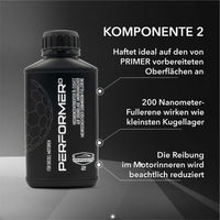 Wirkungsweise von PERFORMER D, dem zweiten Öl Additiv von 2K SHIELD